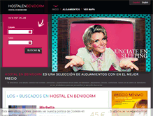 Tablet Screenshot of hostalenbenidorm.com